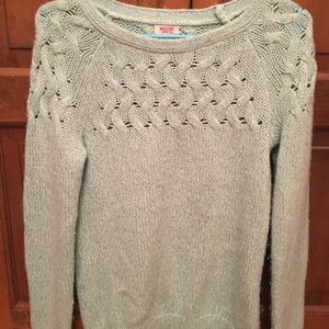 Lightly Sparkled Mint Sweater